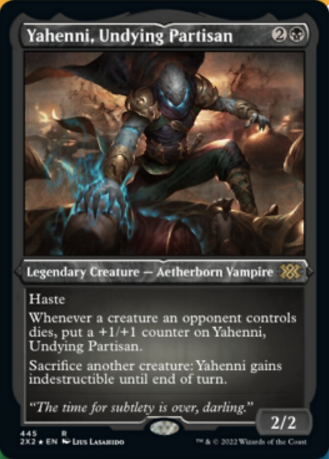 Yahenni, Undying Partisan (Foil Etched) [Double Masters 2022] | GnG Games