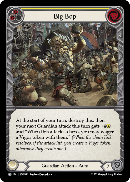 Big Bop (Yellow) [HVY084] (Heavy Hitters)  Rainbow Foil | GnG Games