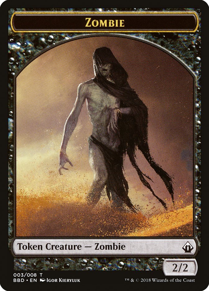 Zombie Token [Battlebond Tokens] | GnG Games