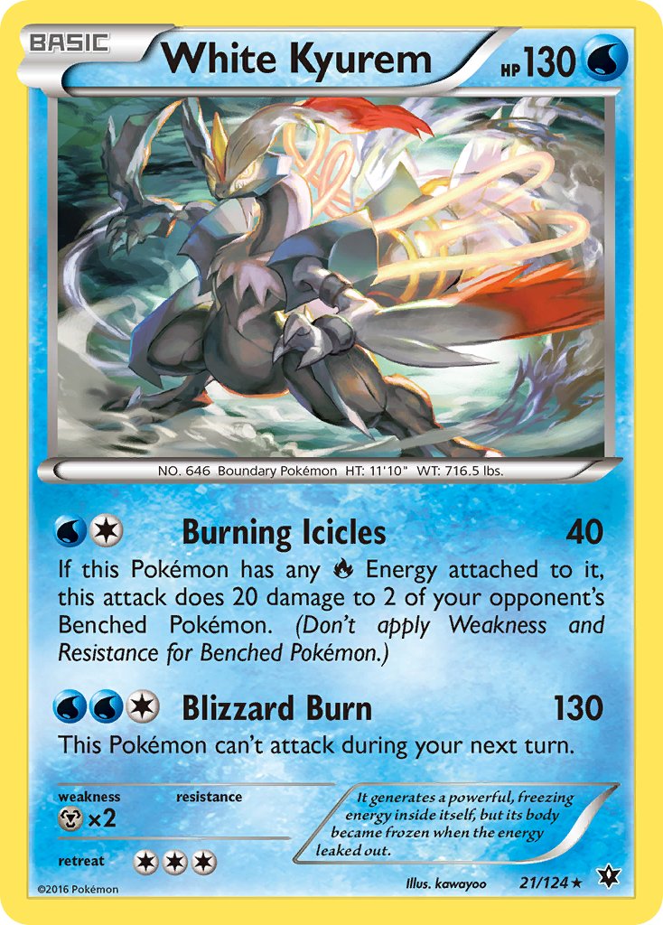 White Kyurem (21/124) (Theme Deck Exclusive) [XY: Fates Collide] | GnG Games