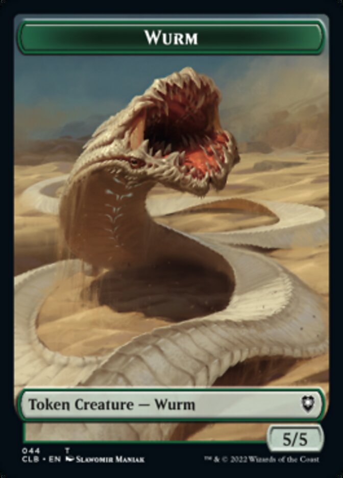 Phyrexian Beast // Wurm Double-Sided Token [Commander Legends: Battle for Baldur's Gate Tokens] | GnG Games