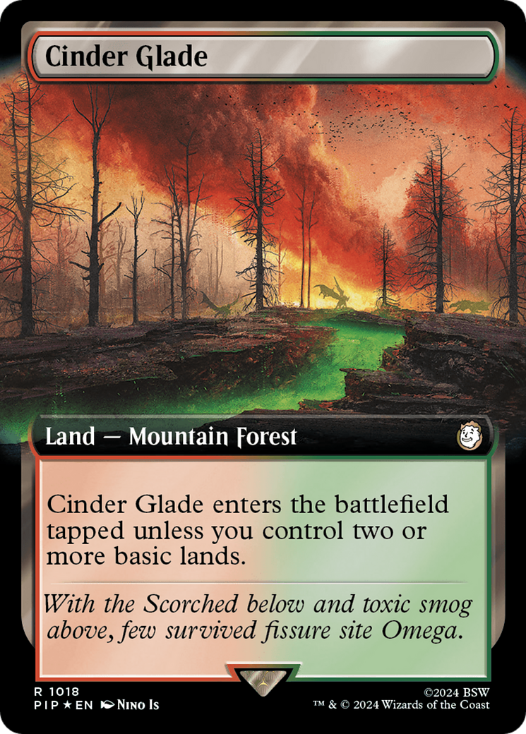 Cinder Glade (Extended Art) (Surge Foil) [Fallout] | GnG Games