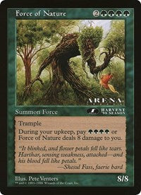 Force of Nature (Oversized) [Oversize Cards] | GnG Games