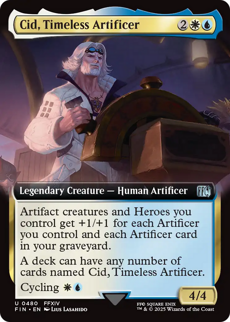 Cid, Timeless Artificer (Extended Art) [FINAL FANTASY] | GnG Games