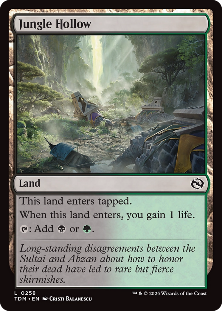 Jungle Hollow [Tarkir: Dragonstorm] | GnG Games