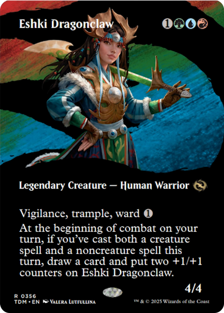 Eshki Dragonclaw (Borderless) [Tarkir: Dragonstorm] | GnG Games