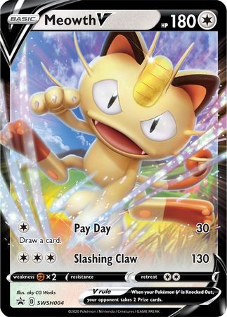 Meowth V (SWSH004) [Sword & Shield: Black Star Promos] | GnG Games