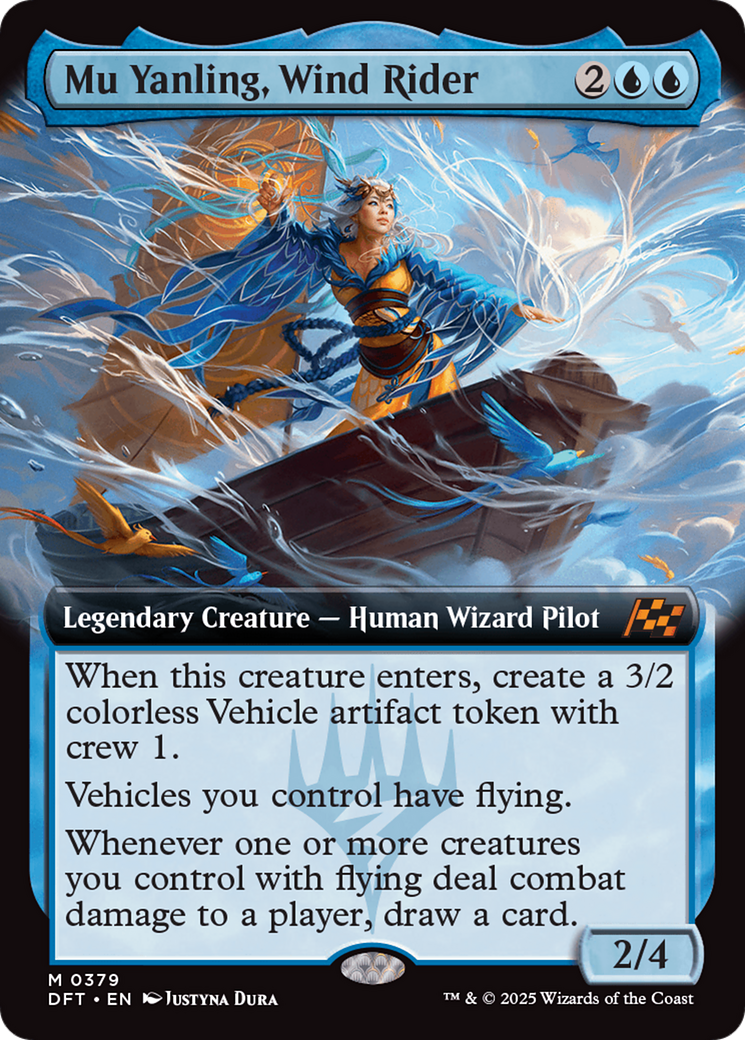 Mu Yanling, Wind Rider (Extended Art) [Aetherdrift] | GnG Games