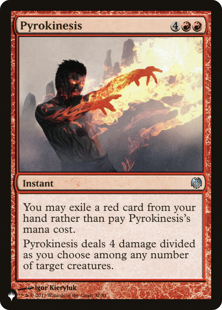 Pyrokinesis [The List] | GnG Games