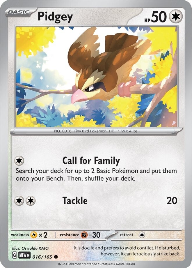 Pidgey (016/165) [Scarlet & Violet 151] | GnG Games