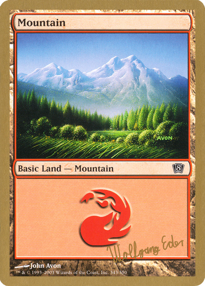 Mountain (we343) (Wolfgang Eder) [World Championship Decks 2003] | GnG Games