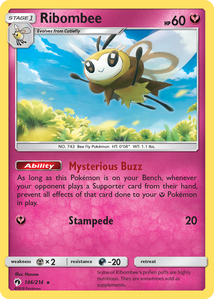 Ribombee (146/214) [Sun & Moon: Lost Thunder] | GnG Games