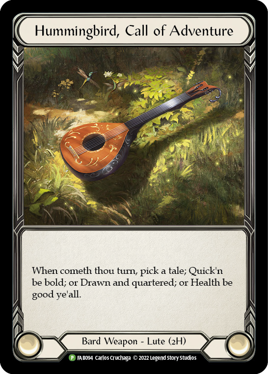 Hummingbird, Call of Adventure [FAB094] (Promo)  Cold Foil | GnG Games