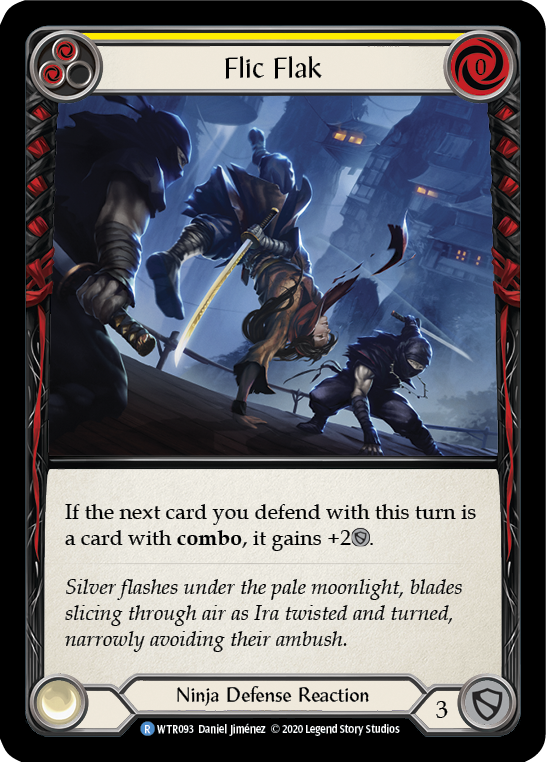 Flic Flak (Yellow) [U-WTR093] (Welcome to Rathe Unlimited)  Unlimited Rainbow Foil | GnG Games