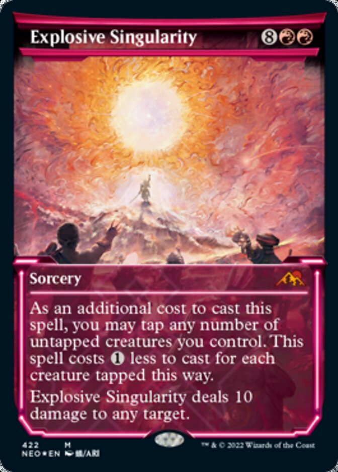 Explosive Singularity (Showcase) (Foil Etched) [Kamigawa: Neon Dynasty] | GnG Games