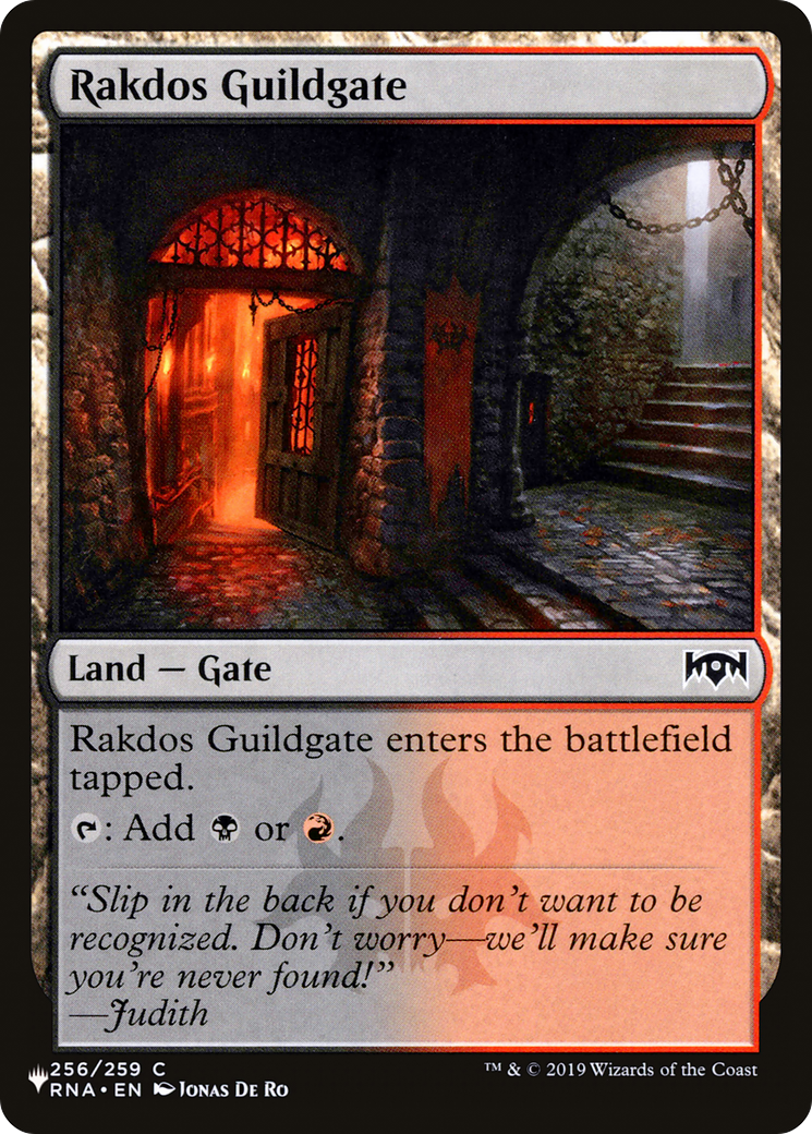 Rakdos Guildgate (256) [The List] | GnG Games