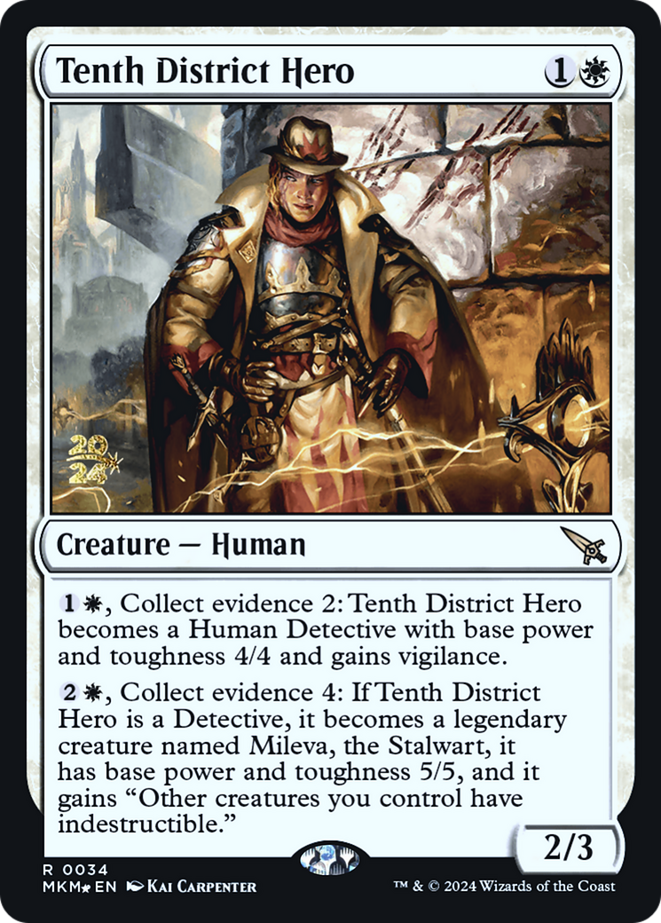 Tenth District Hero [Murders at Karlov Manor Prerelease Promos] | GnG Games