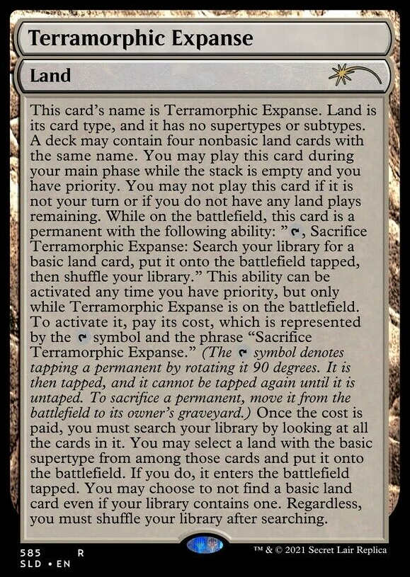 Terramorphic Expanse (Full Text) [Secret Lair Drop Promos] | GnG Games