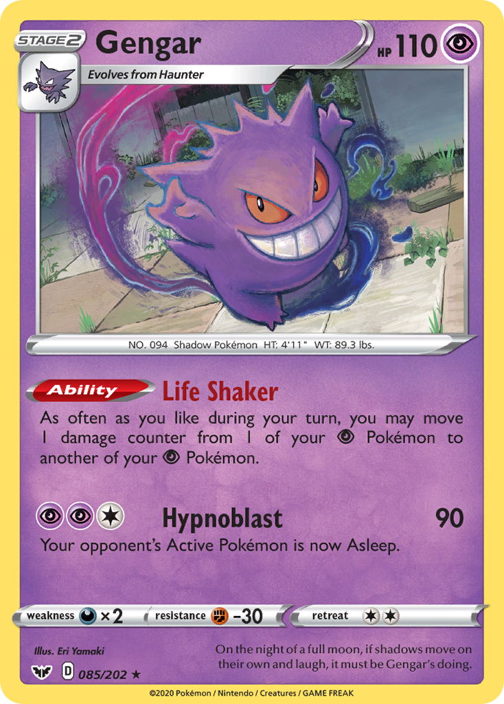 Gengar (085/202) [Sword & Shield: Base Set] | GnG Games