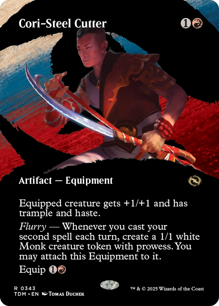 Cori-Steel Cutter (Borderless) [Tarkir: Dragonstorm] | GnG Games