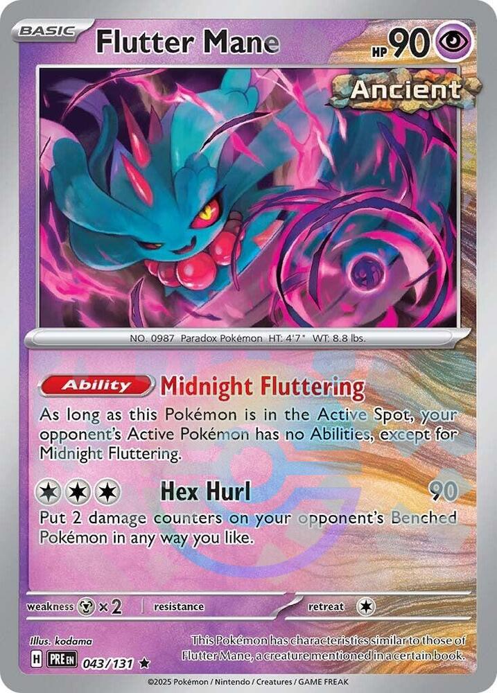 Flutter Mane (043/131) (Poke Ball Pattern) [Scarlet & Violet: Prismatic Evolutions] | GnG Games