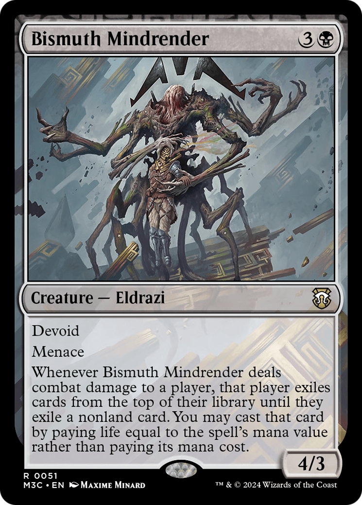 Bismuth Mindrender (Ripple Foil) [Modern Horizons 3 Commander] | GnG Games