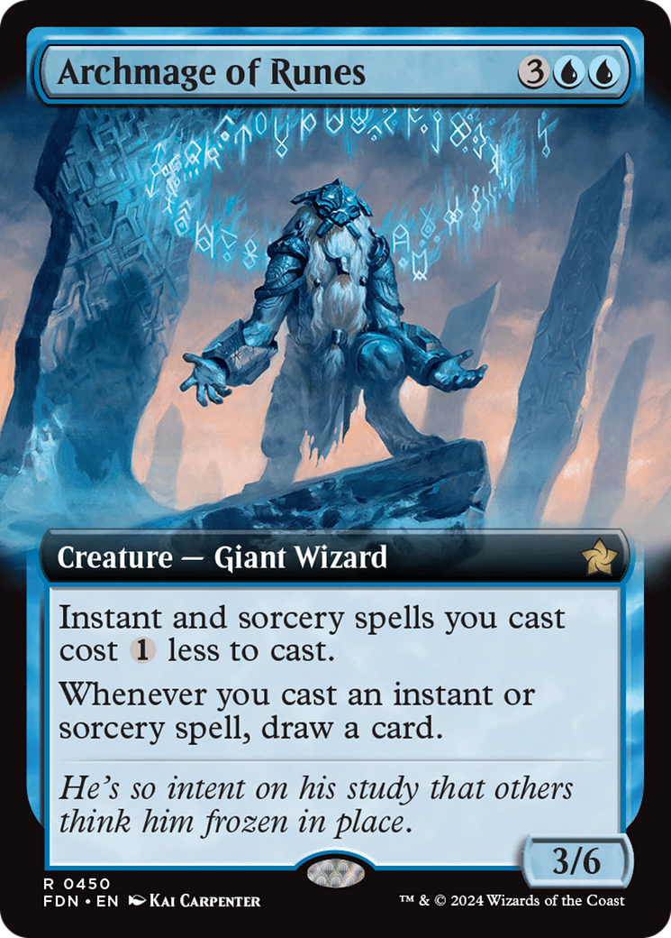 Archmage of Runes (Extended Art) [Foundations] | GnG Games