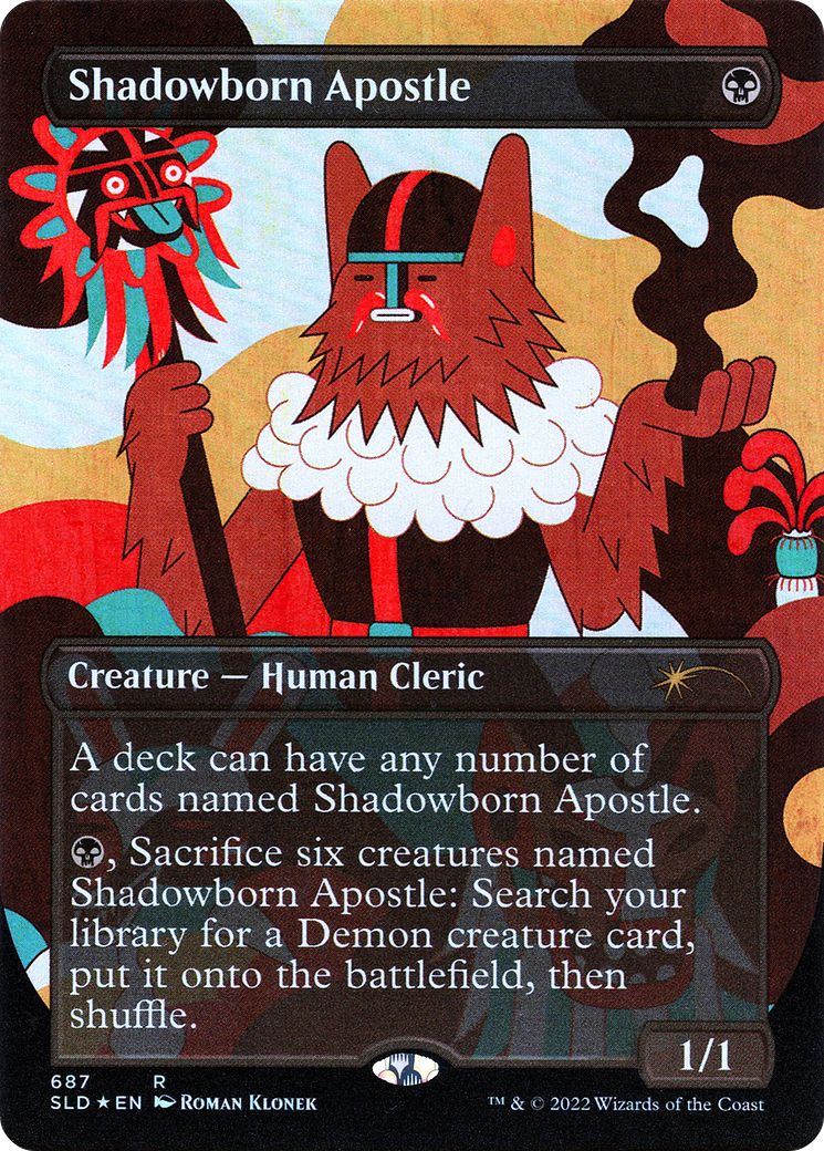 Shadowborn Apostle (687) (Borderless) [Secret Lair Drop Promos] | GnG Games