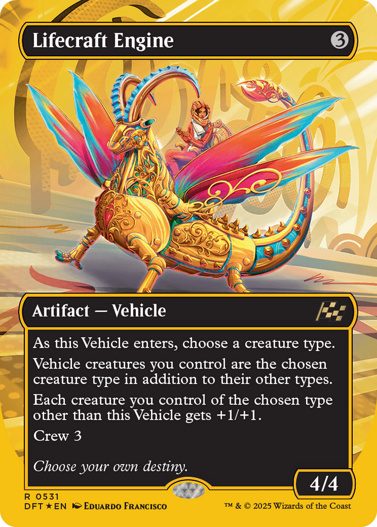 Lifecraft Engine (Borderless) (First-Place Foil) [Aetherdrift] | GnG Games