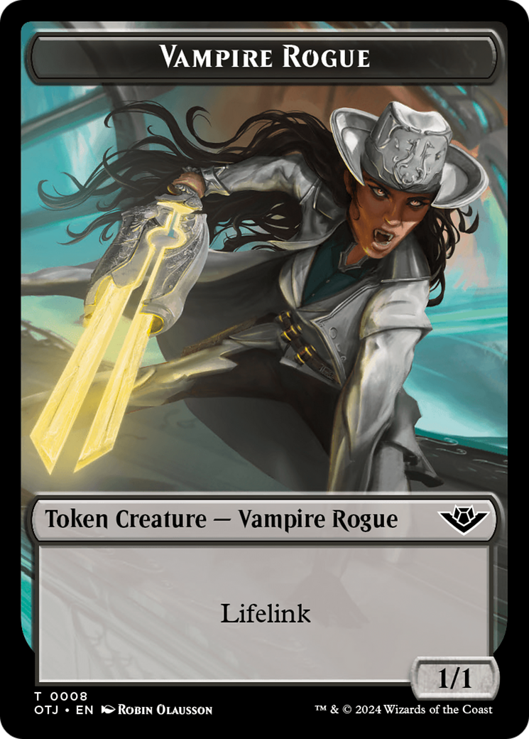 Vampire Rogue Token [Outlaws of Thunder Junction Tokens] | GnG Games