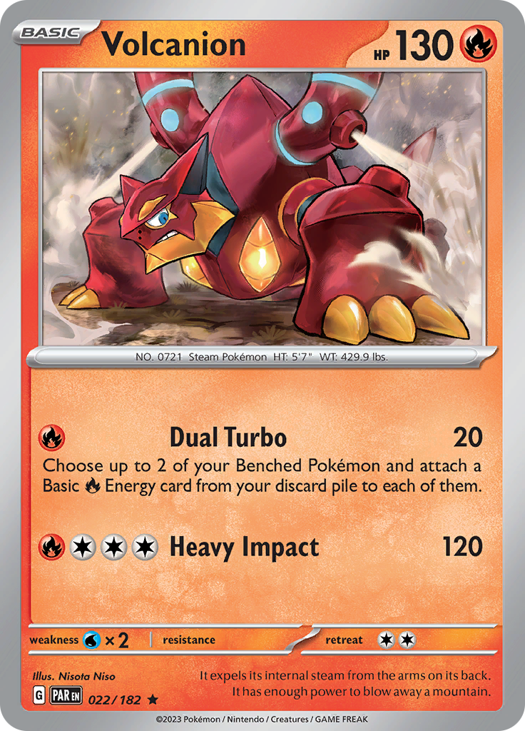 Volcanion (022/182) [Scarlet & Violet: Paradox Rift] | GnG Games