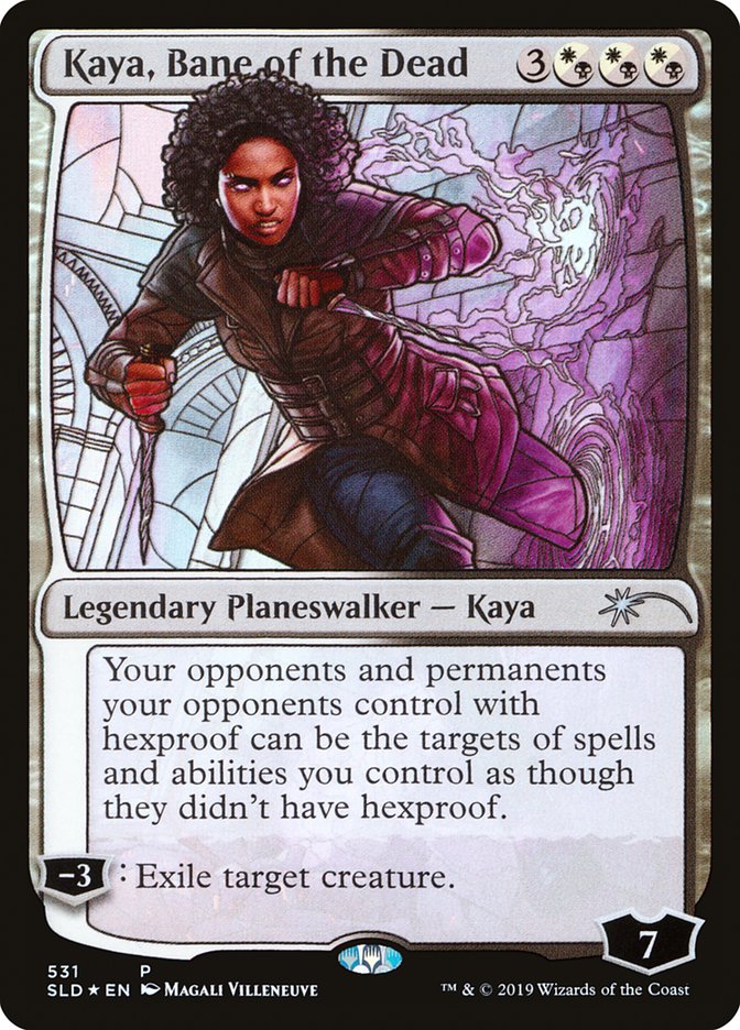 Kaya, Bane of the Dead (Stained Glass) [Secret Lair Drop Promos] | GnG Games