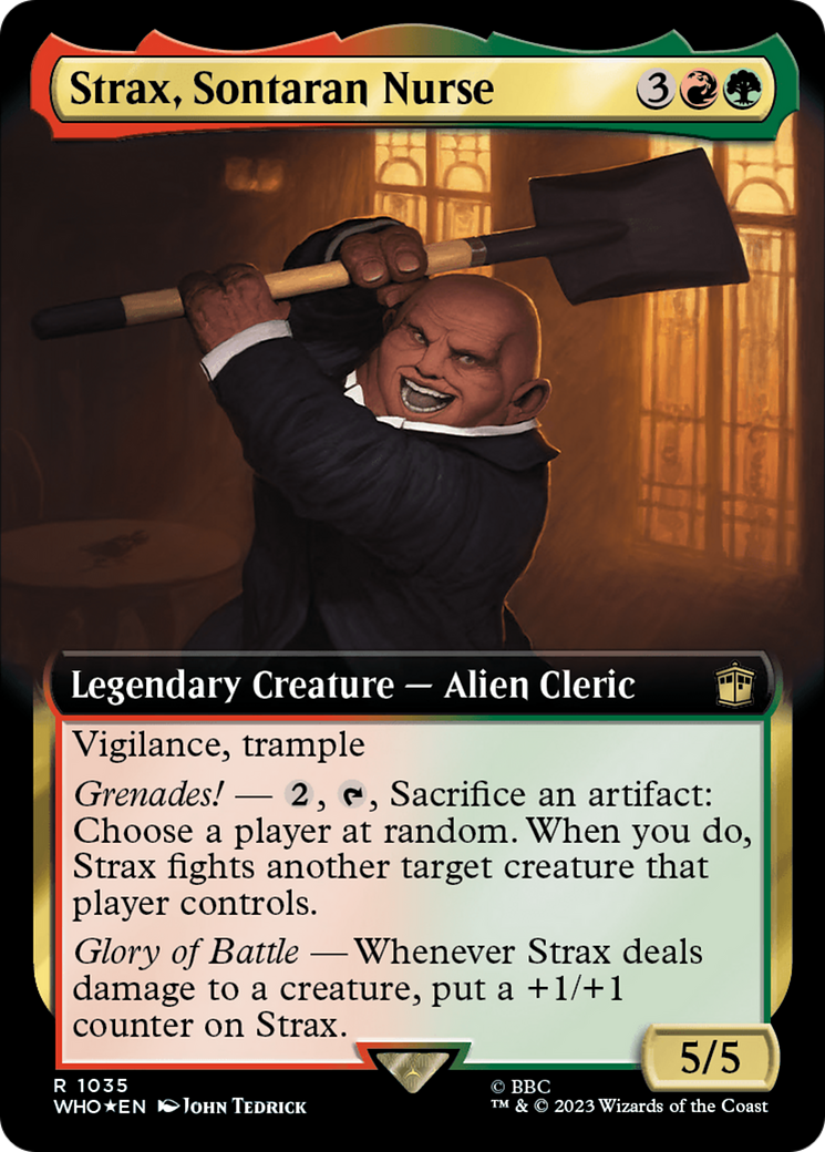 Strax, Sontaran Nurse (Extended Art) (Surge Foil) [Doctor Who] | GnG Games