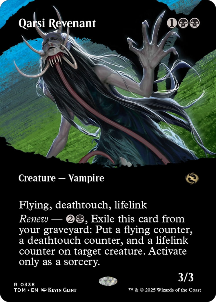 Qarsi Revenant (Borderless) [Tarkir: Dragonstorm] | GnG Games