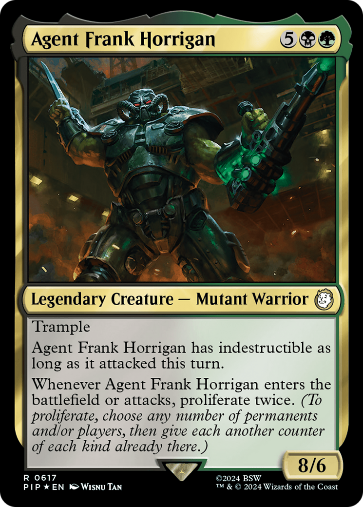 Agent Frank Horrigan (Surge Foil) [Fallout] | GnG Games