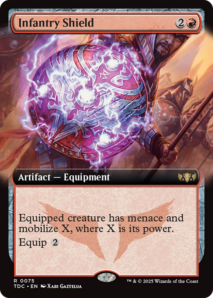 Infantry Shield (Extended Art) [Tarkir: Dragonstorm Commander] | GnG Games