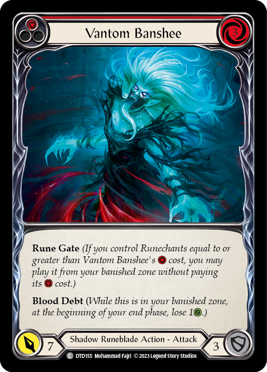 Vantom Banshee (Red) [DTD155] (Dusk Till Dawn)  Rainbow Foil | GnG Games