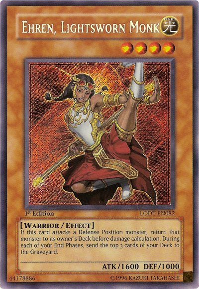 Ehren, Lightsworn Monk [LODT-EN082] Secret Rare | GnG Games