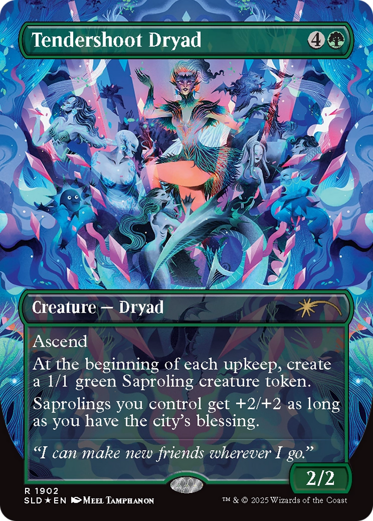 Tendershoot Dryad (Double Rainbow Foil) [Secret Lair Drop Series] | GnG Games