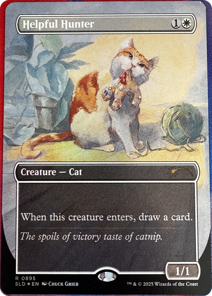Helpful Hunter (0895) (Rainbow Foil) [Secret Lair Drop Series] | GnG Games