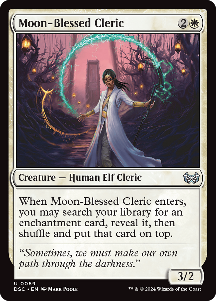 Moon-Blessed Cleric [Duskmourn: House of Horror Commander] | GnG Games