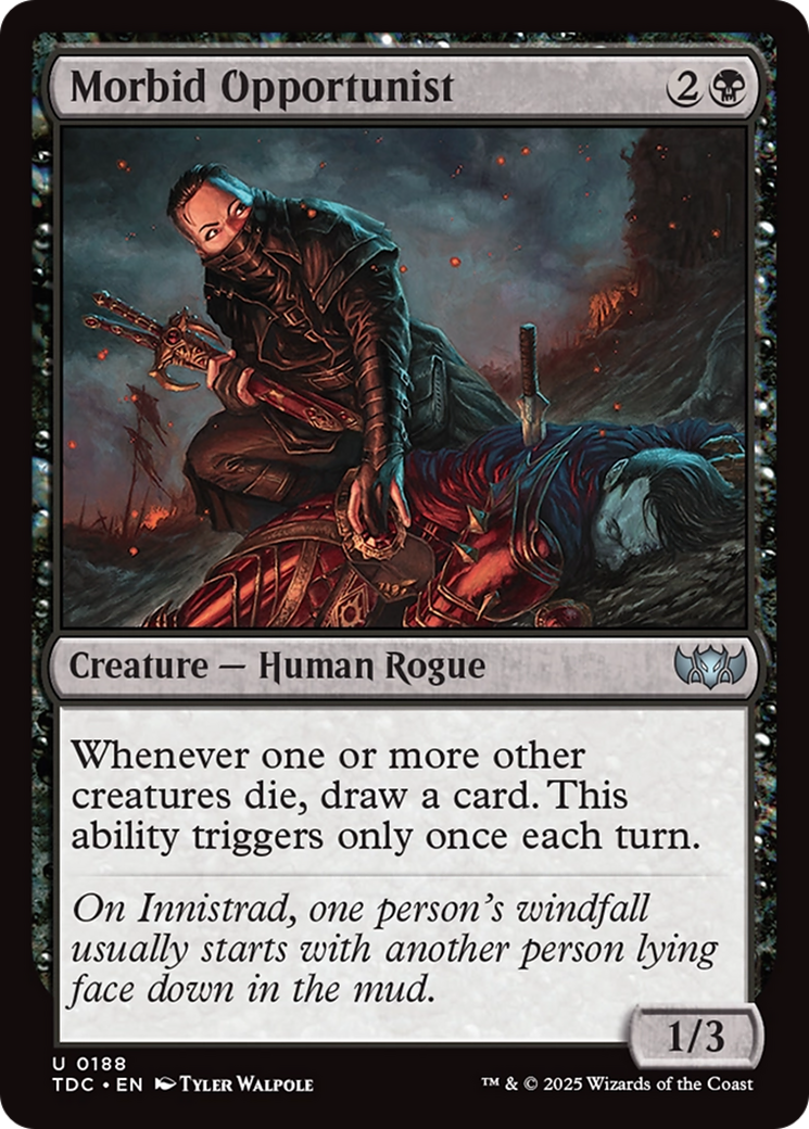 Morbid Opportunist [Tarkir: Dragonstorm Commander] | GnG Games