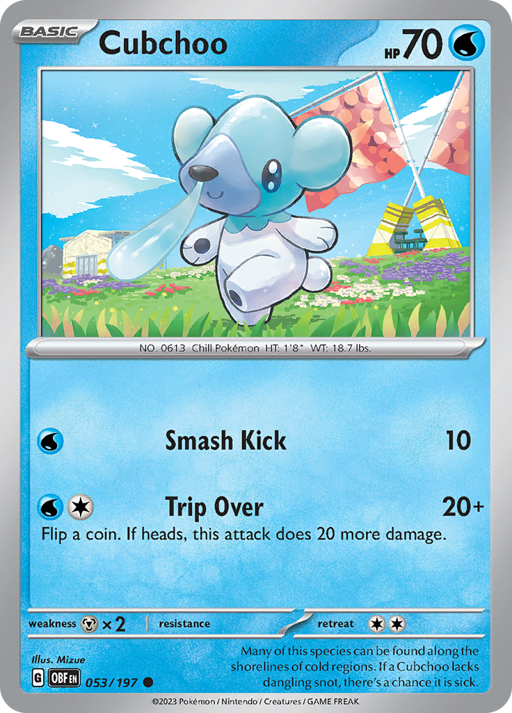 Cubchoo (053/197) [Scarlet & Violet: Obsidian Flames] | GnG Games