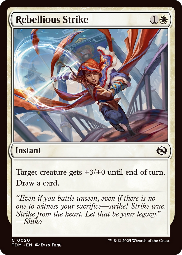 Rebellious Strike [Tarkir: Dragonstorm] | GnG Games