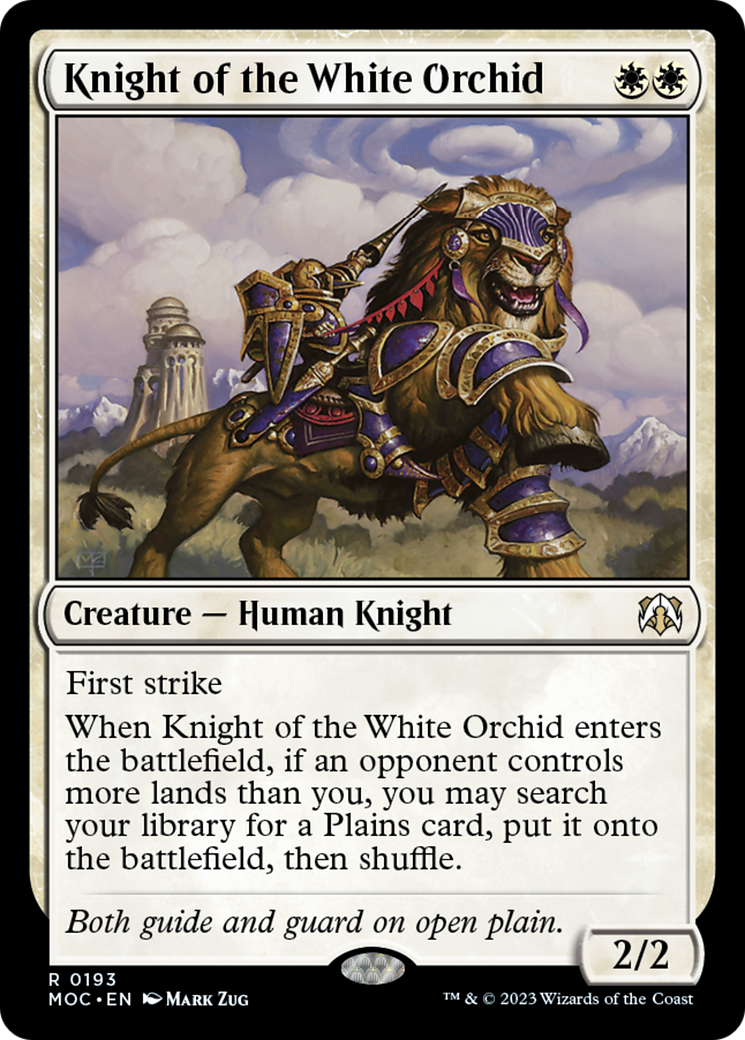 Knight of the White Orchid [March of the Machine Commander] | GnG Games
