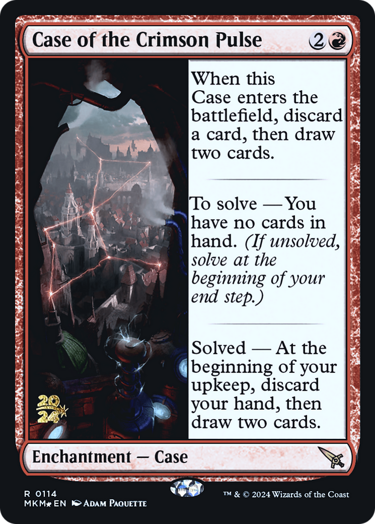 Case of the Crimson Pulse [Murders at Karlov Manor Prerelease Promos] | GnG Games