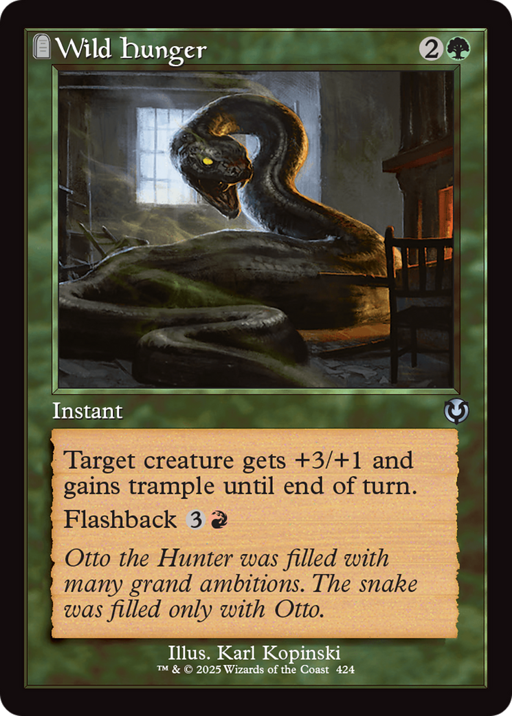 Wild Hunger (Retro Frame) [Innistrad Remastered] | GnG Games