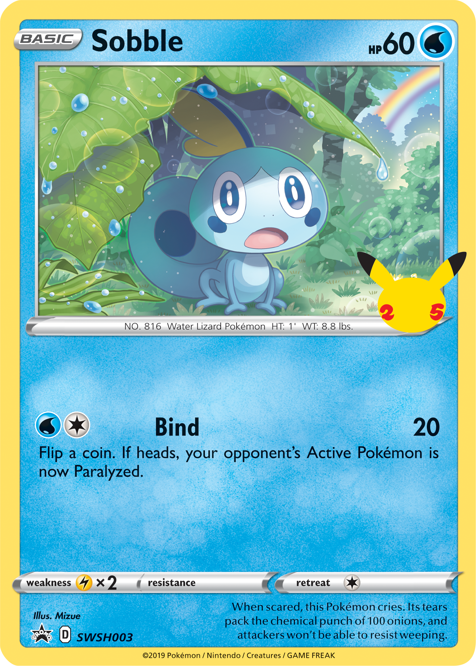 Sobble (SWSH003) (Jumbo Card) [First Partner Pack] | GnG Games