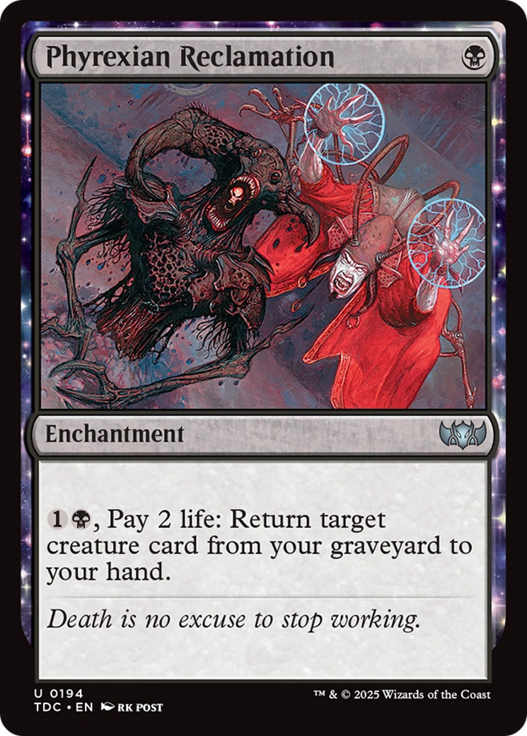 Phyrexian Reclamation [Tarkir: Dragonstorm Commander] | GnG Games