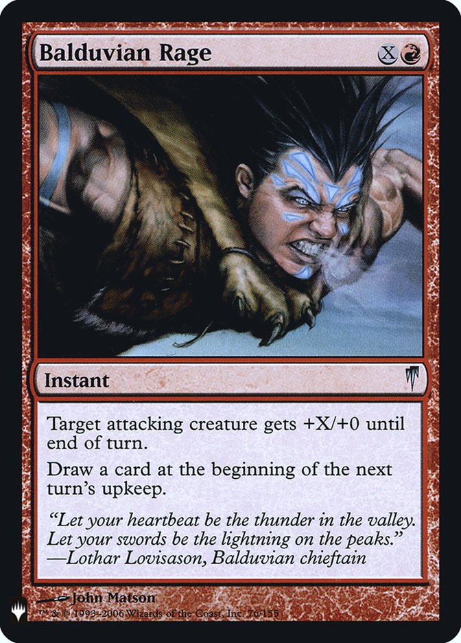 Balduvian Rage [Mystery Booster] | GnG Games